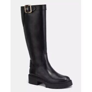 Coach Black Over the Knee Boots